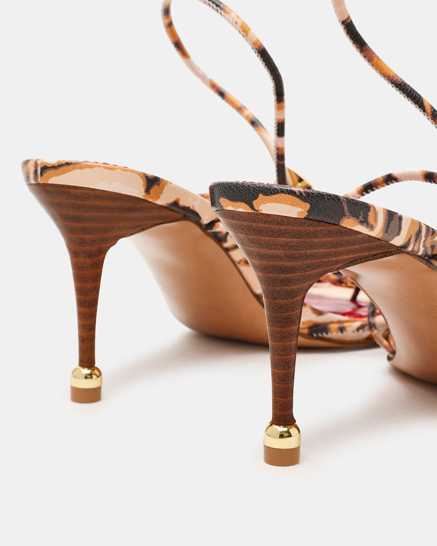 RAMOS STONE RED/BROWN PRINT