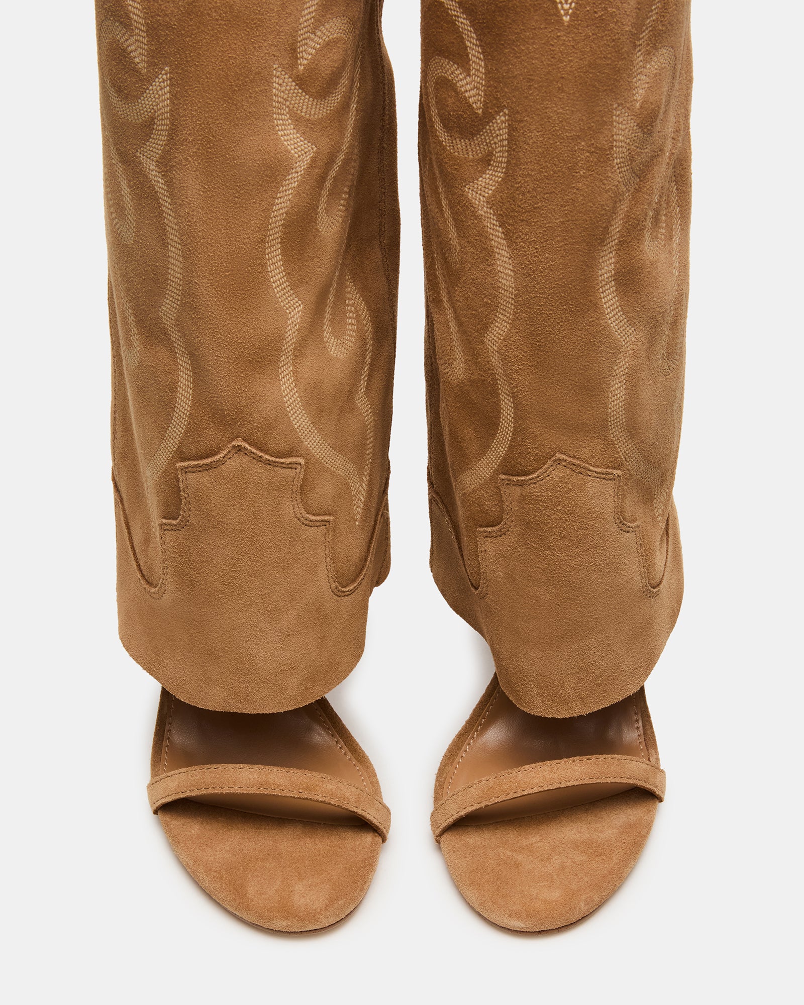 RAVINE WESTERN TAN SUEDE
