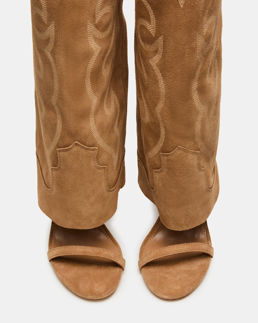 RAVINE WESTERN TAN SUEDE