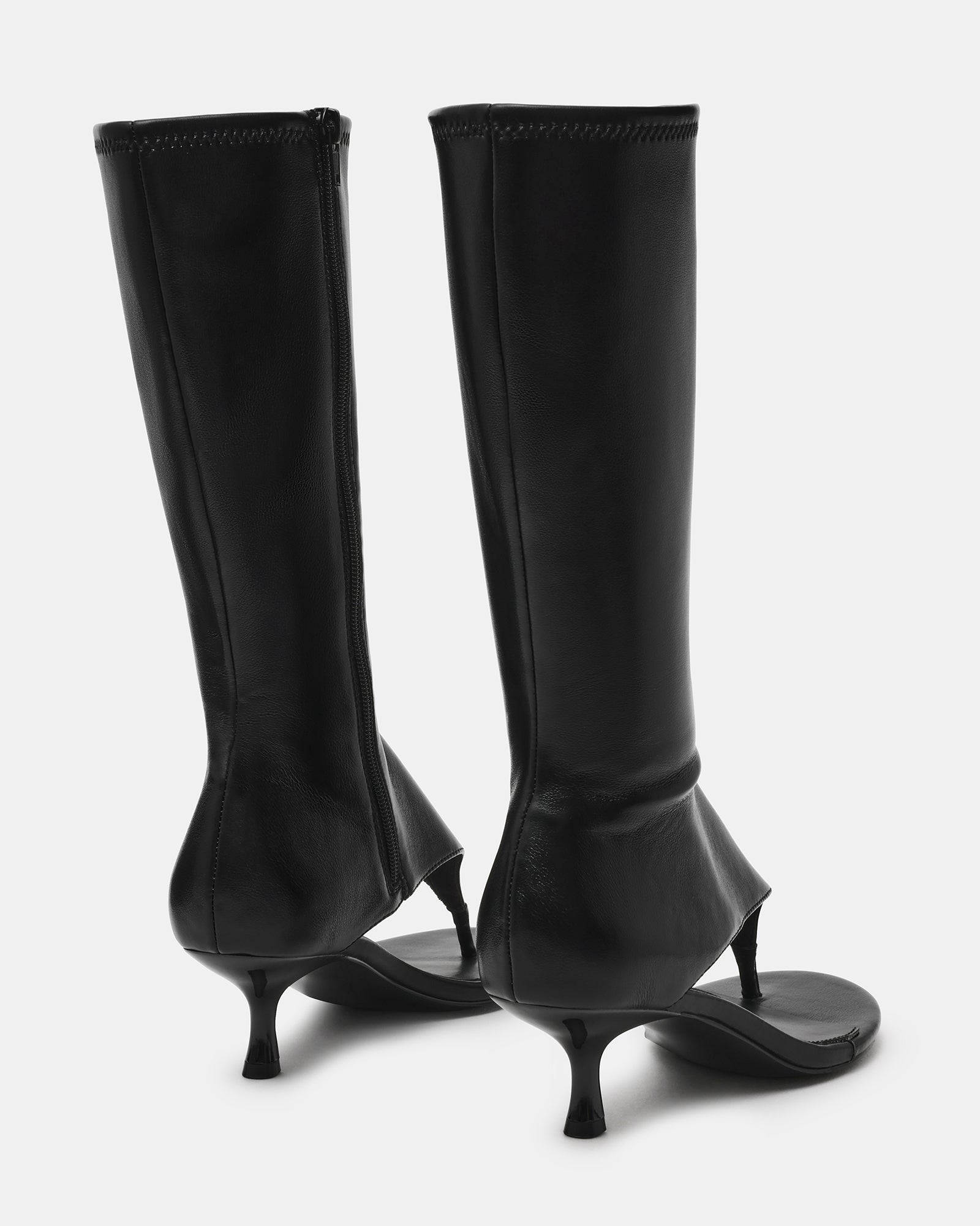 Steve Madden Women's Relentless Thong Heels - Black - Size 6.5 - Synthetic Steve Madden Women's Relentless Thong Heels - Black - Size 6.5 - Synthetic