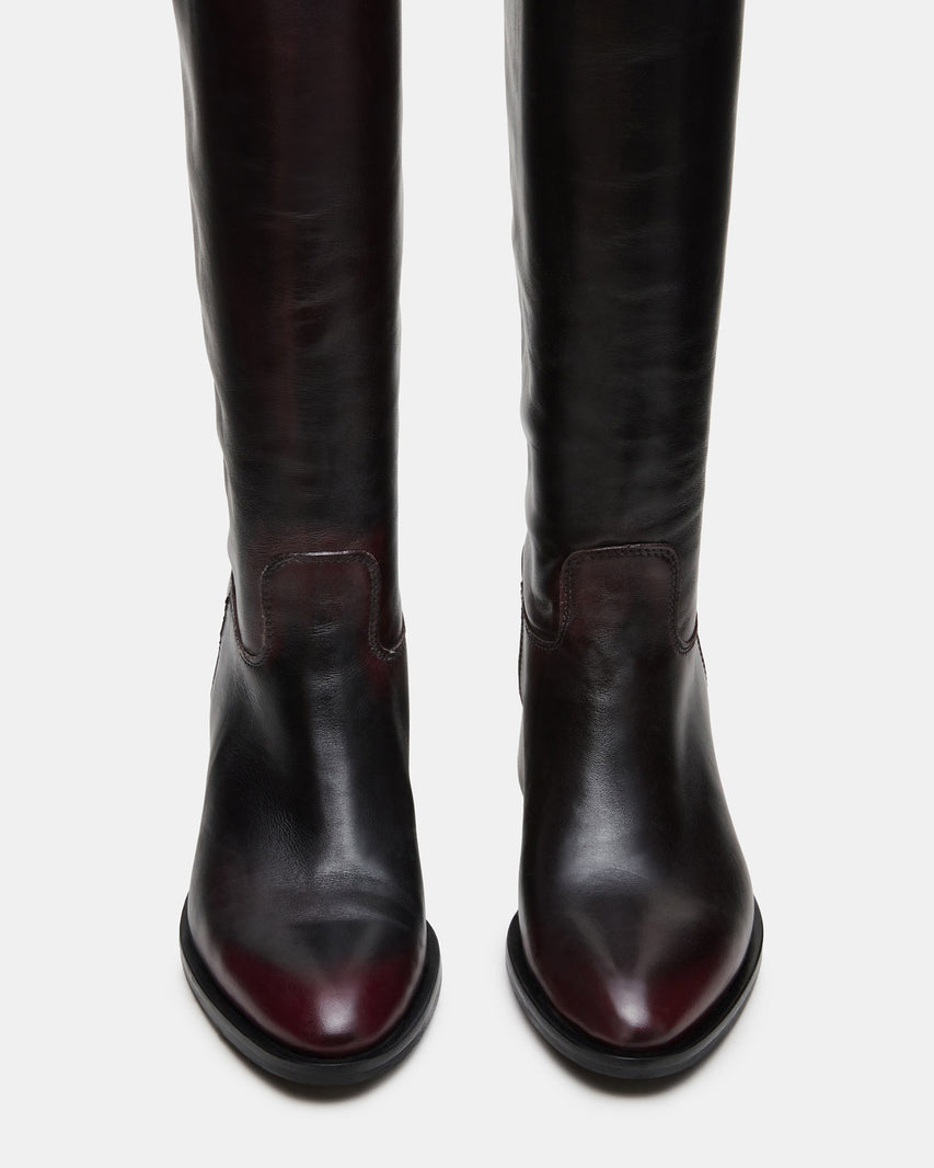 REMINGTON DARK CHERRY LEATHER - view 4