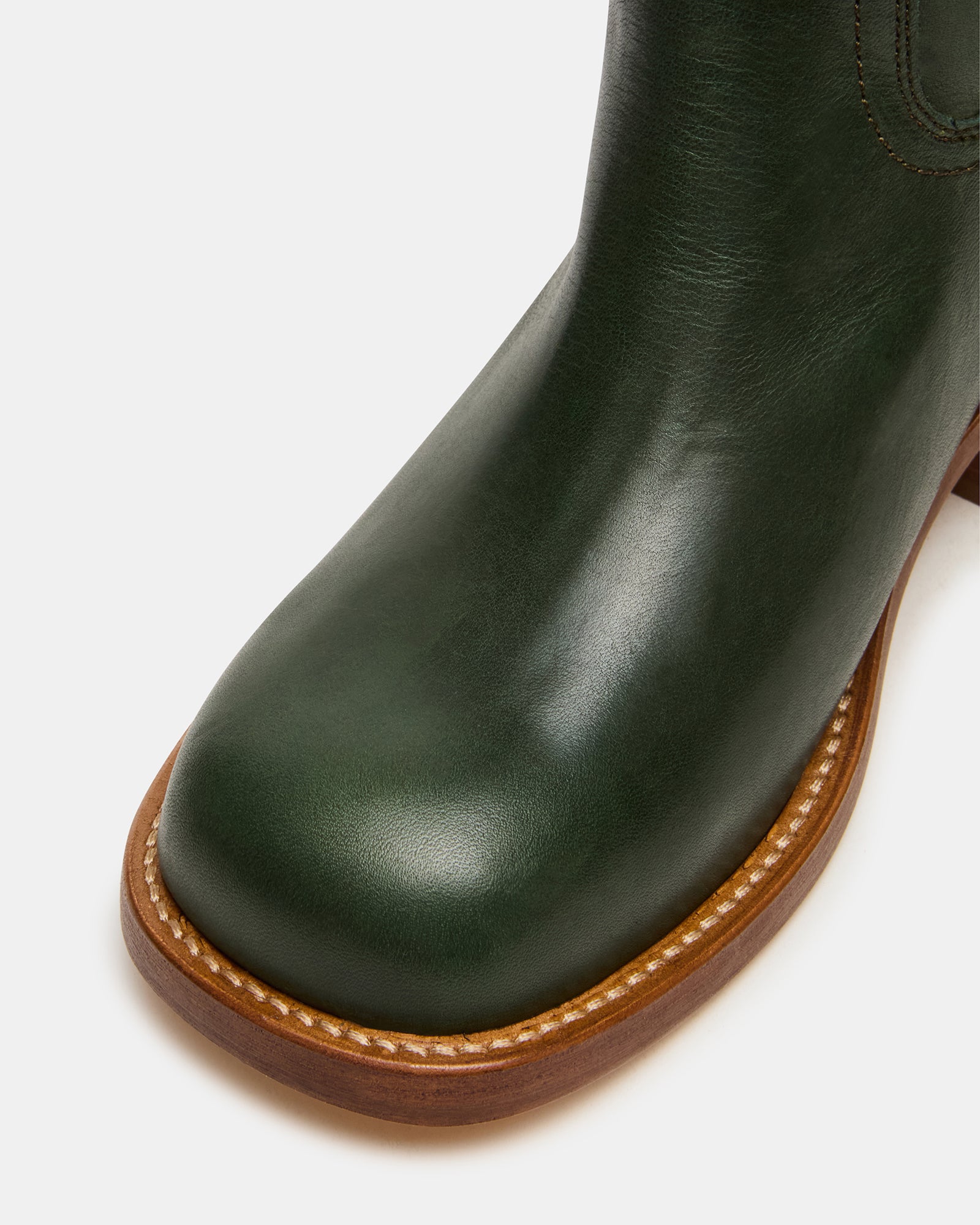 Steve Madden Women's Riggs Leather Tall Boots in Green