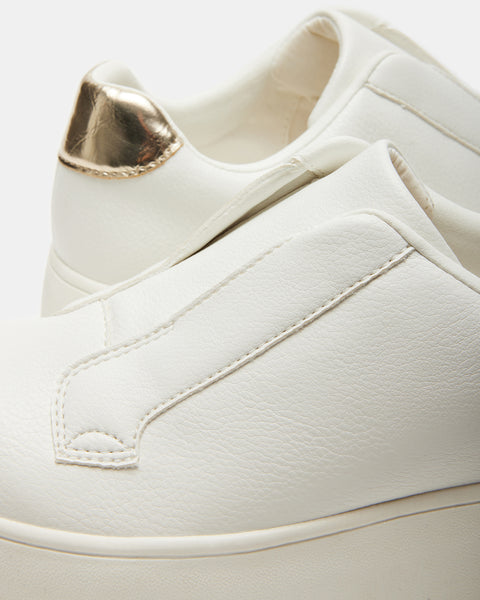 ROCKLIN White Platform Sneaker | Women's Sneakers – Steve Madden