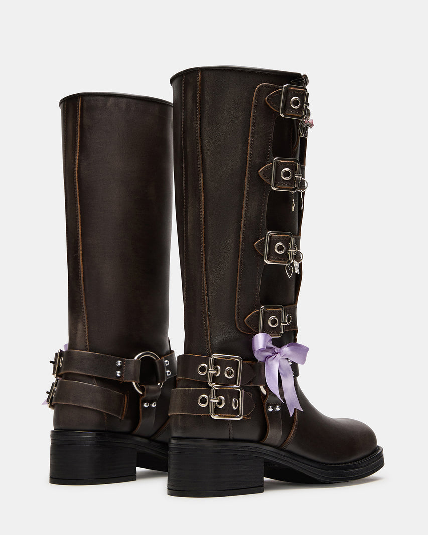 ROCKY CHARMS BROWN DISTRESSED