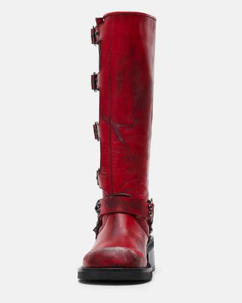 ROCKY RED LEATHER