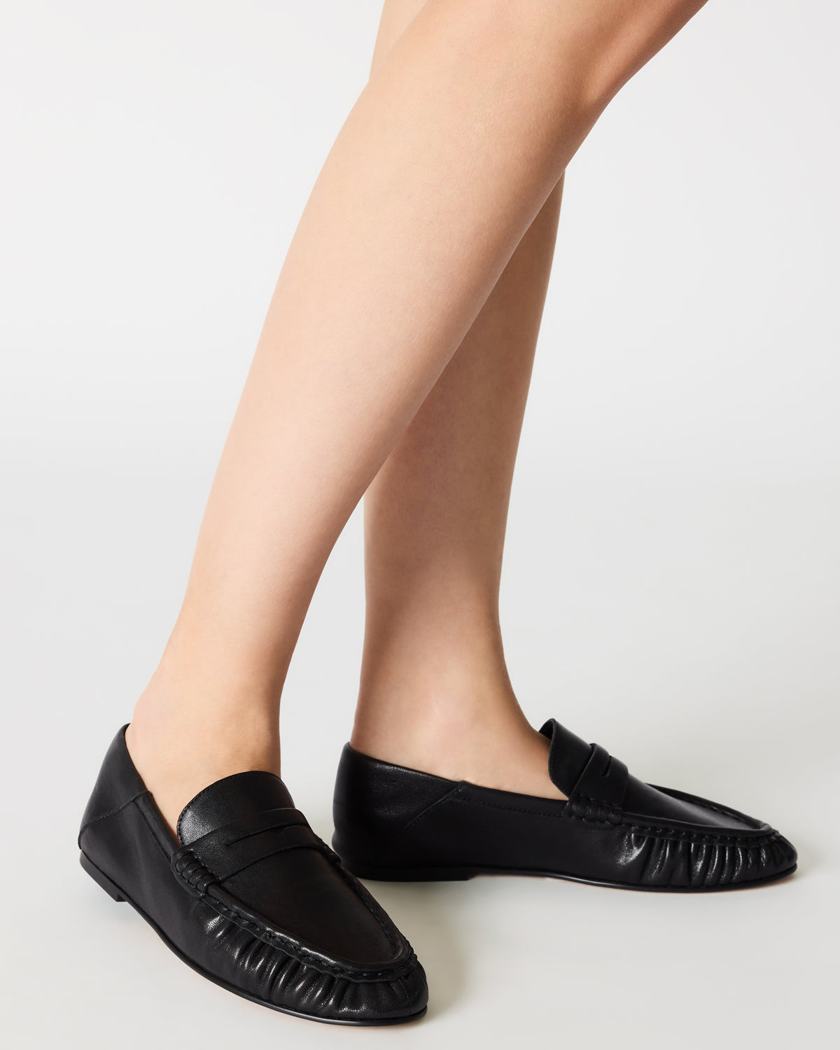 black leather dress shoes women Steve Madden Women's Roger Loafers - - Size 9 giving it the traditional Halter Hollowout Backless Chain Suit Jacket/Waist Size:50/44 fashionable dress shoes