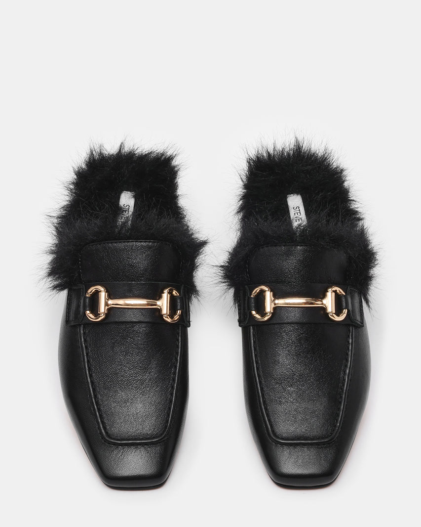 ROMEO FAUX FUR BLACK - view 4