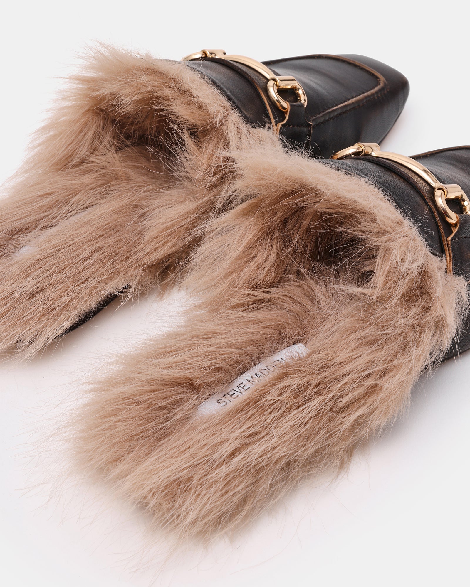 ROMEO FAUX FUR BROWN - view 3