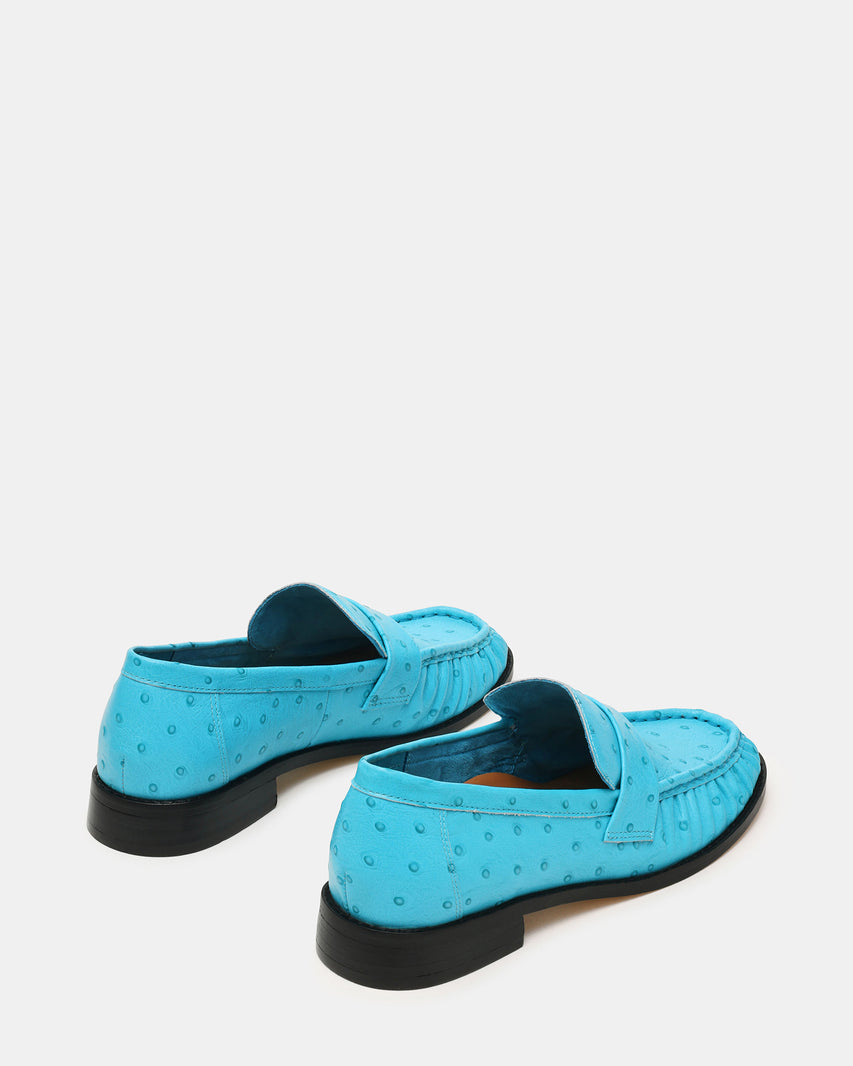 RONIE OSTRICH TURQUOISE LEATHER - view 5