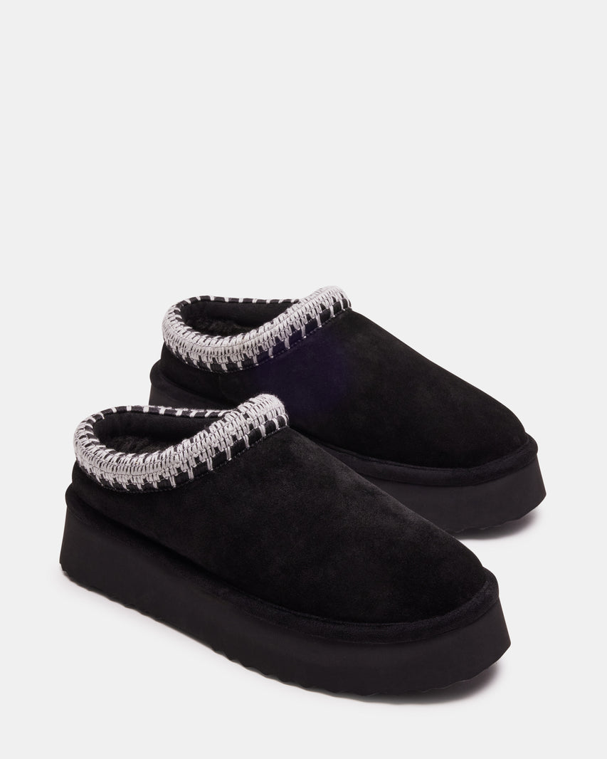 SELENA BLACK SUEDE