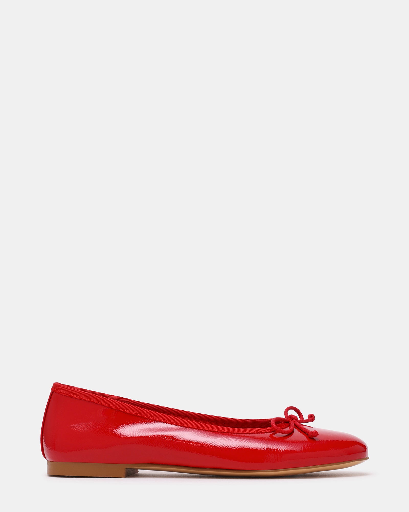 SELMA Red Patent Bow Women's Ballet Flat | Steve Madden
