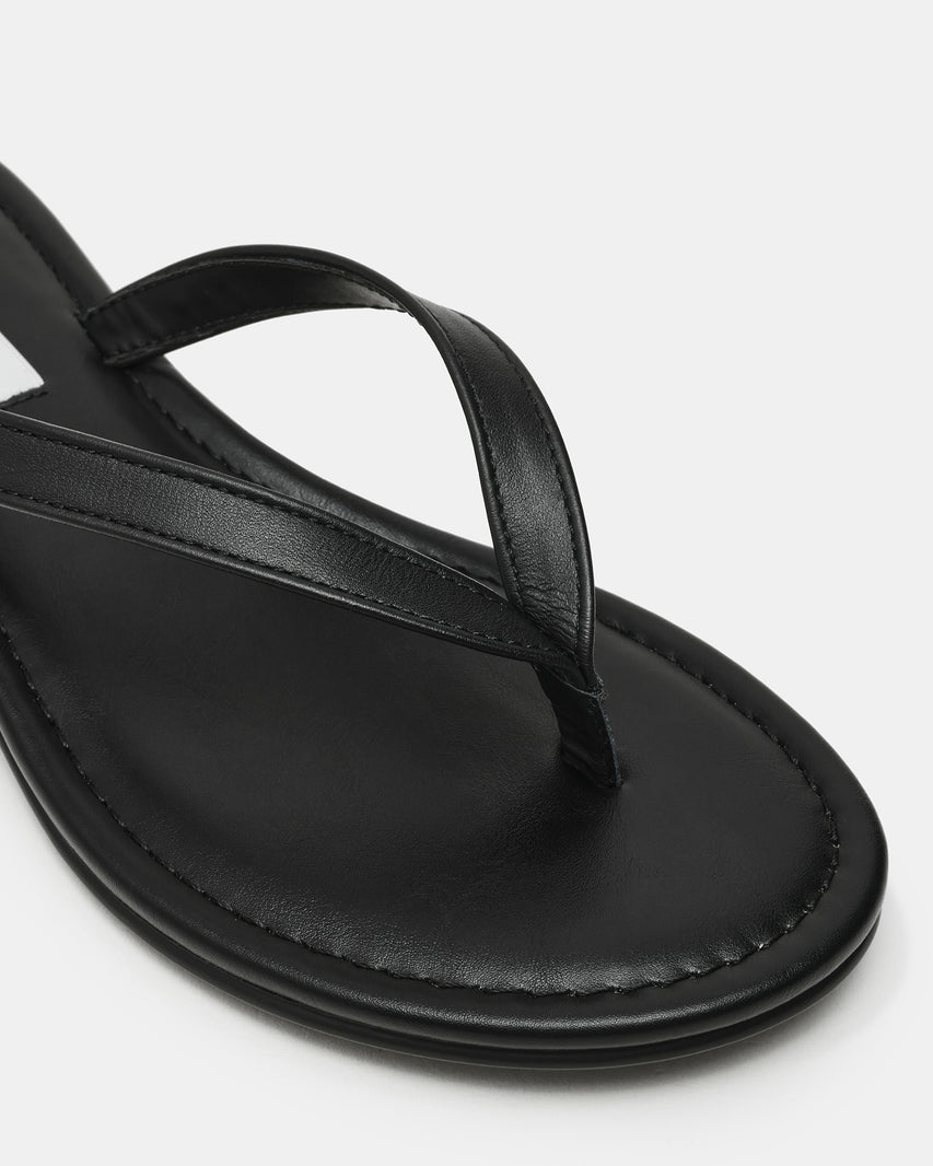 SEVY BLACK LEATHER - view 3