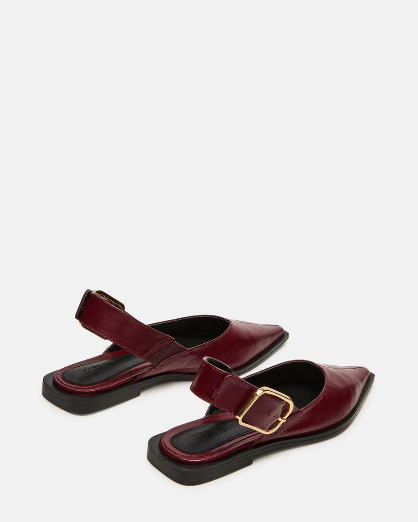 SHAY BURGUNDY LEATHER