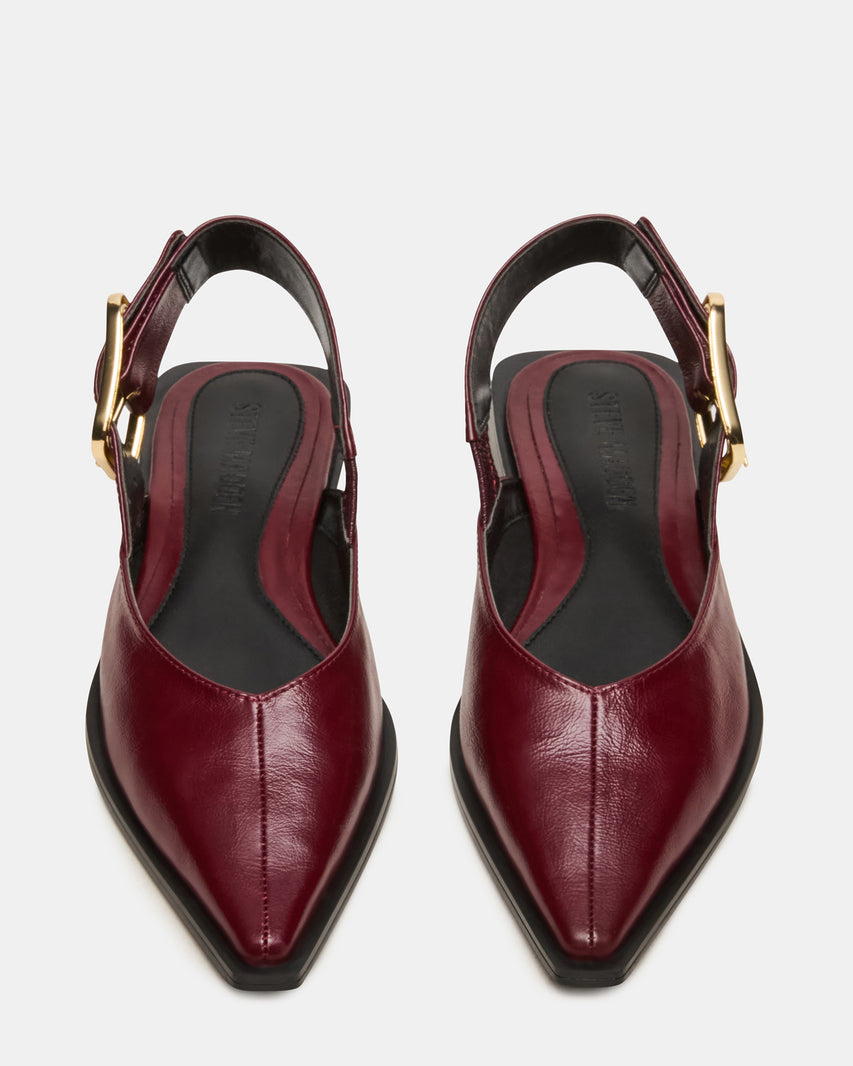 SHAY BURGUNDY LEATHER