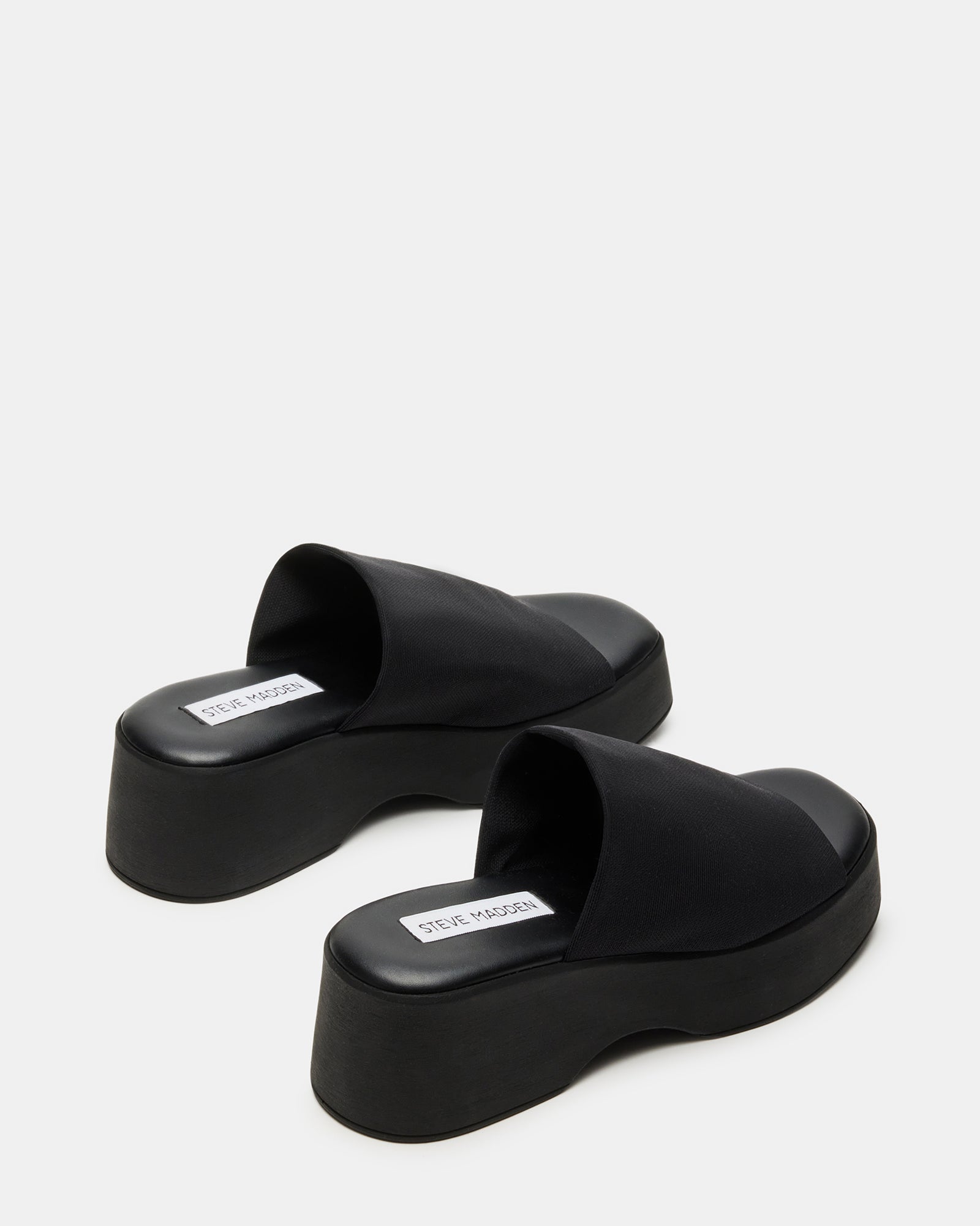 SLINKY30 Black Women's Platform Sandal â Steve Madden