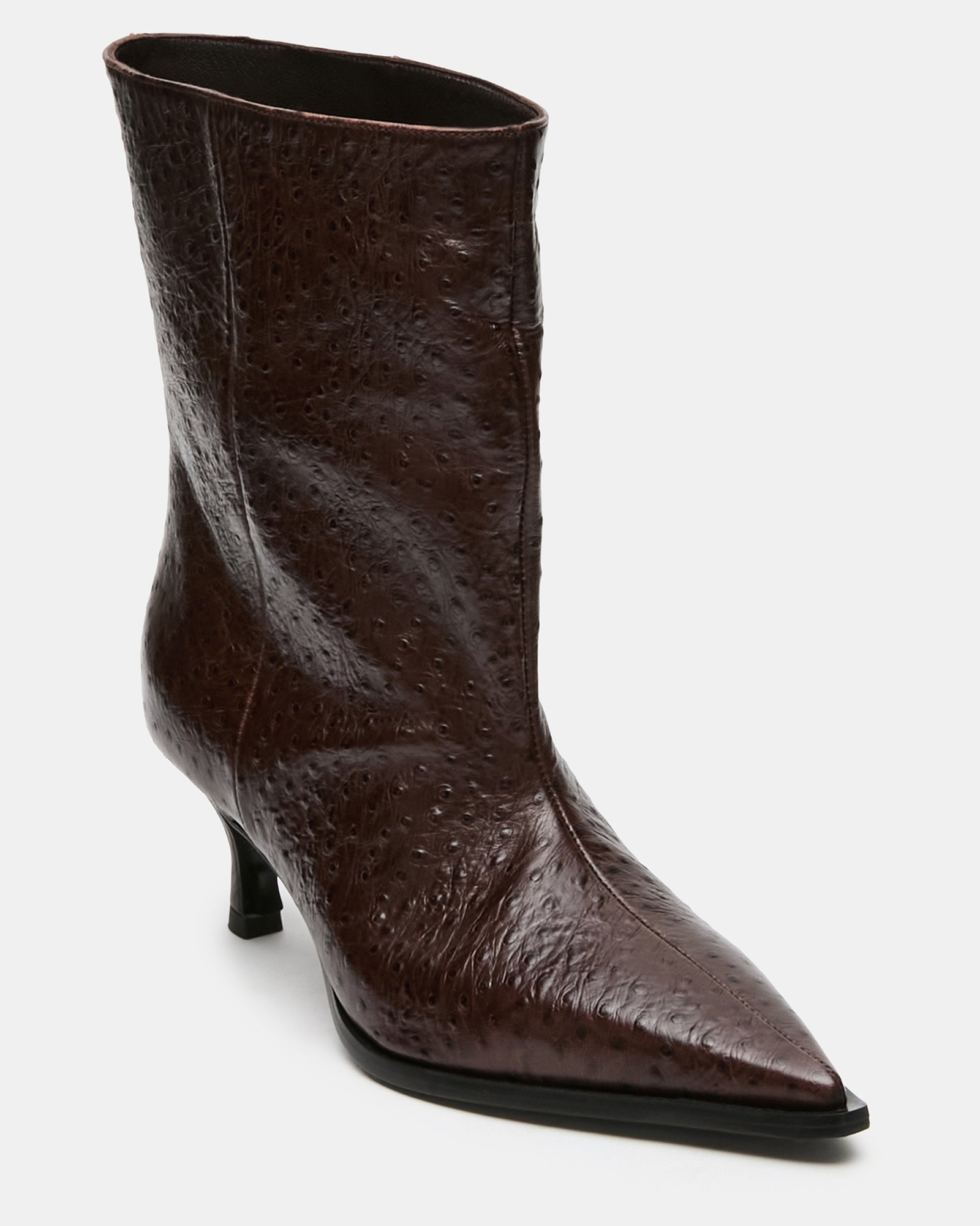 STARLA OSTRICH BROWN LEATHER - view 2