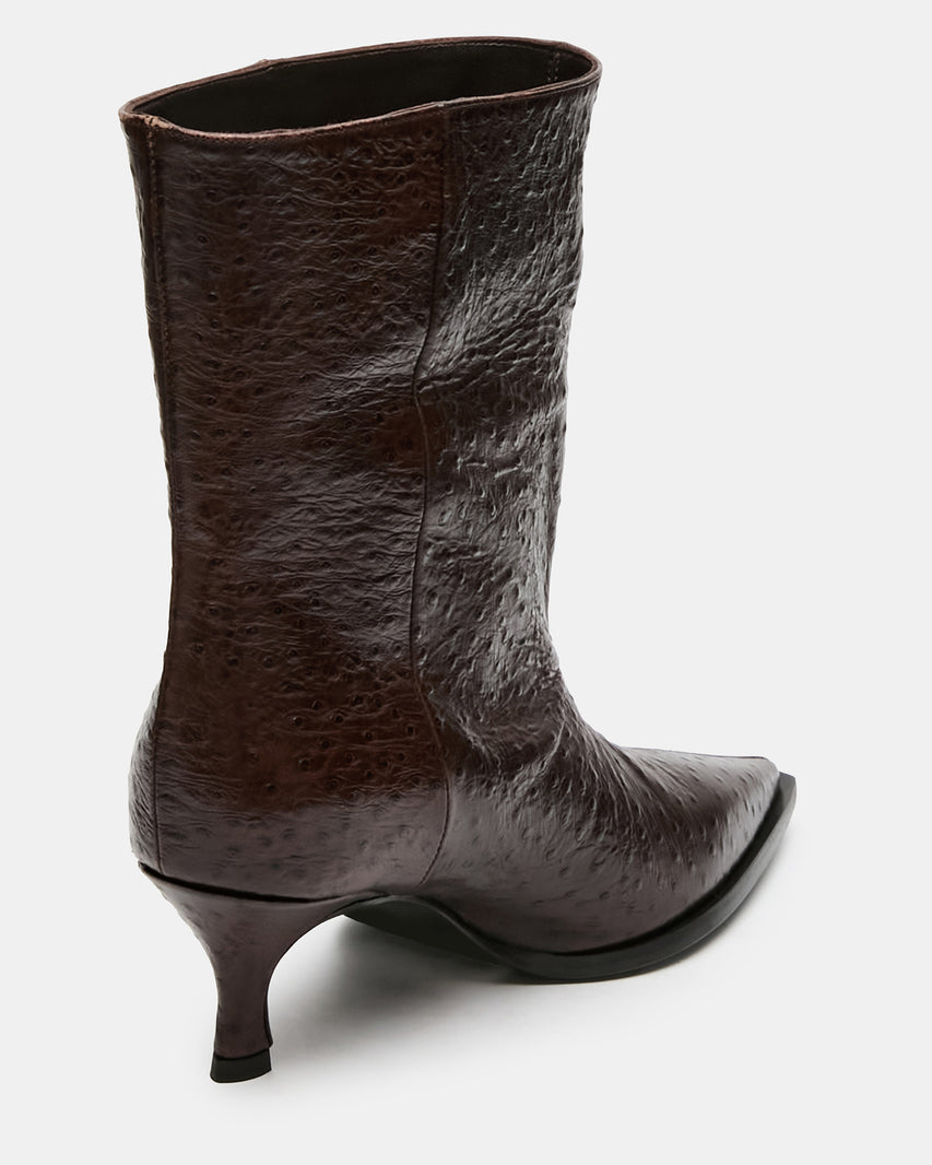 STARLA OSTRICH BROWN LEATHER - view 5