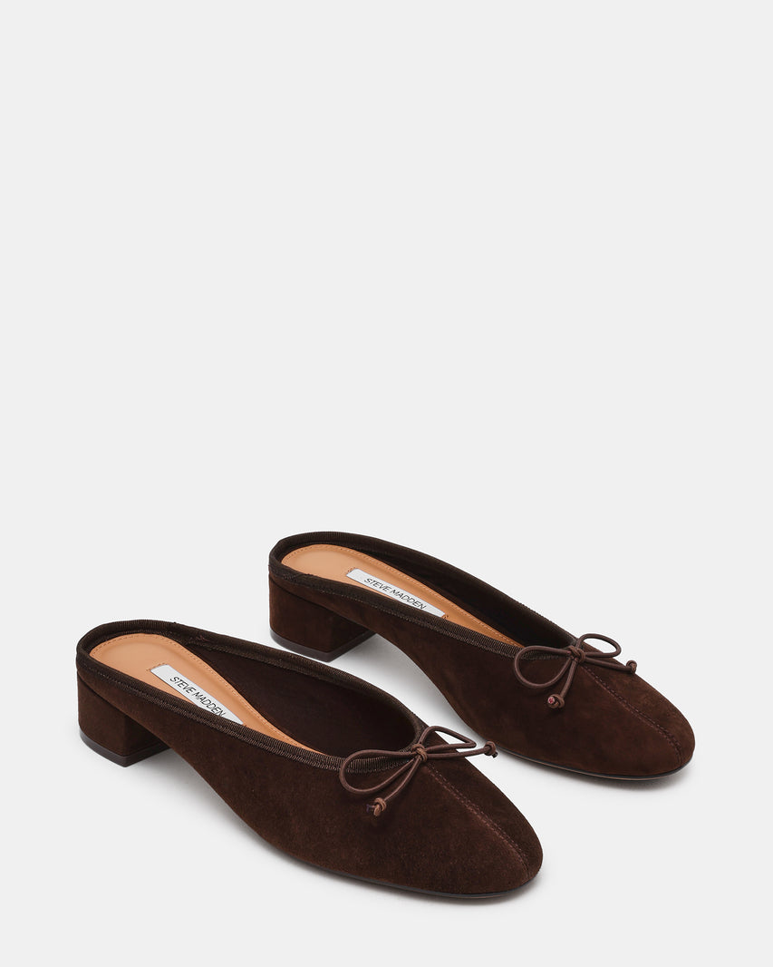 STEFFI MULE BROWN SUEDE - view 3