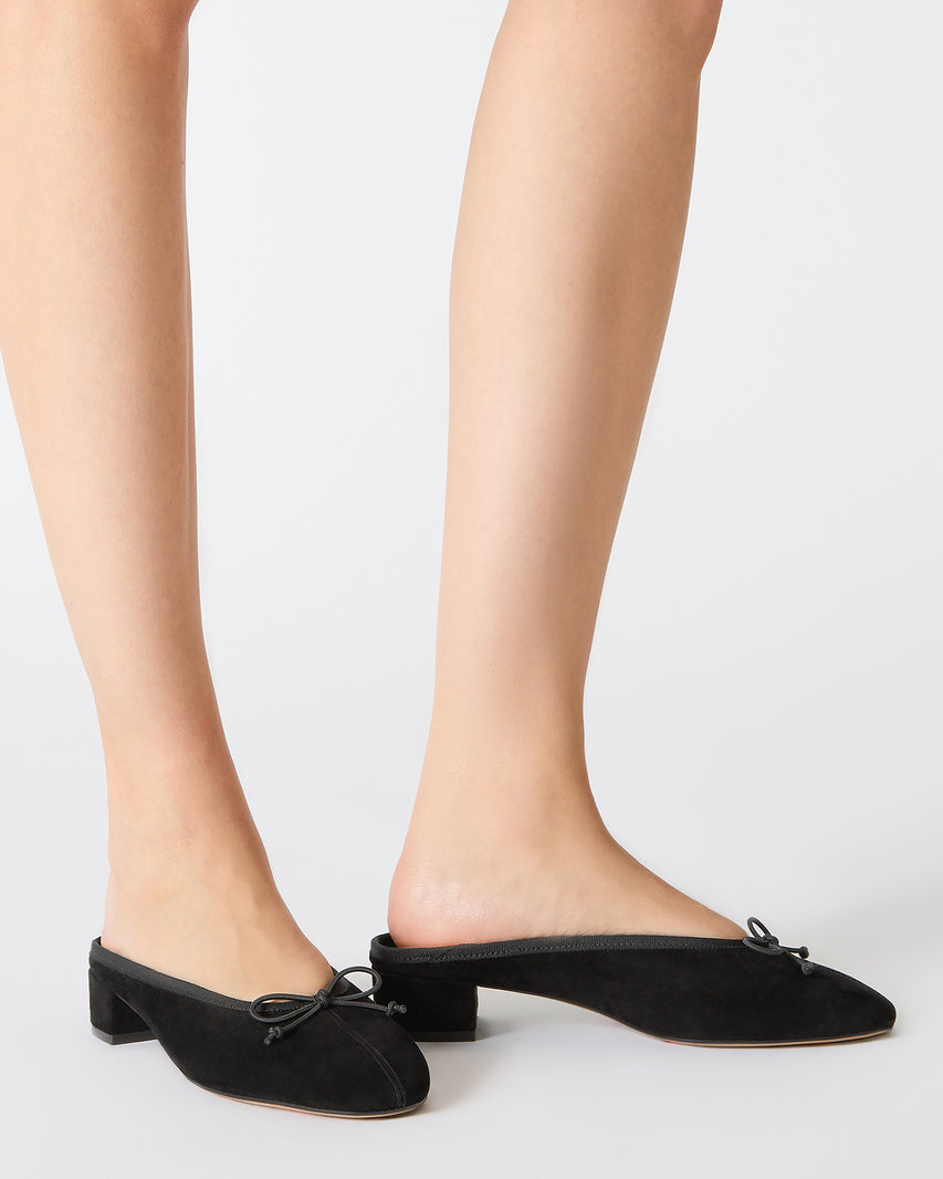 STEFFI MULE BLACK SUEDE - view 2