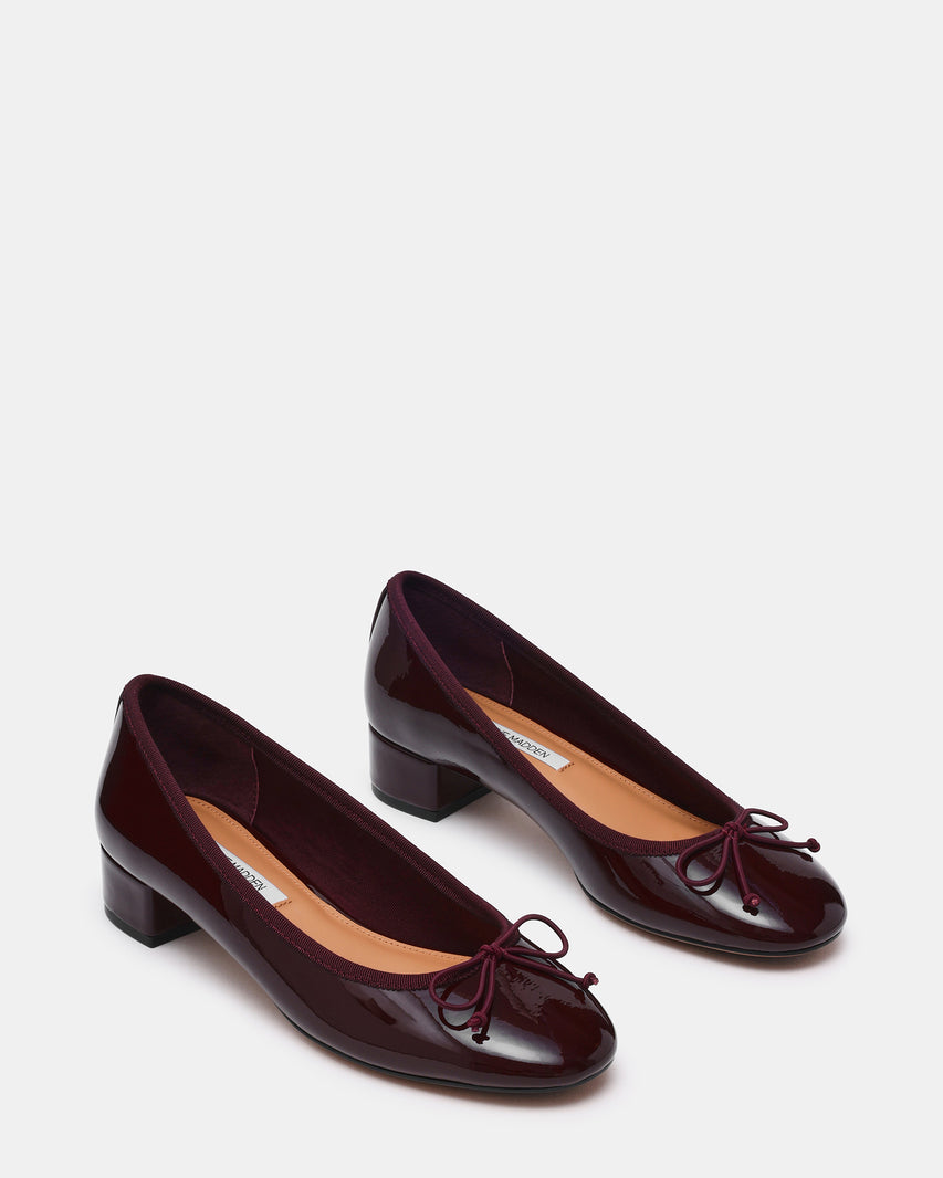 STEFFI DARK CHERRY PATENT - view 2