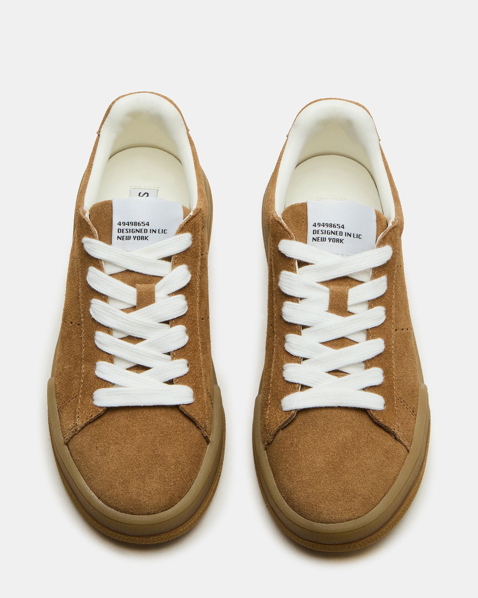 STRIVE Tan Suede Low-Top Lace-Up Sneaker Women's Sneakers