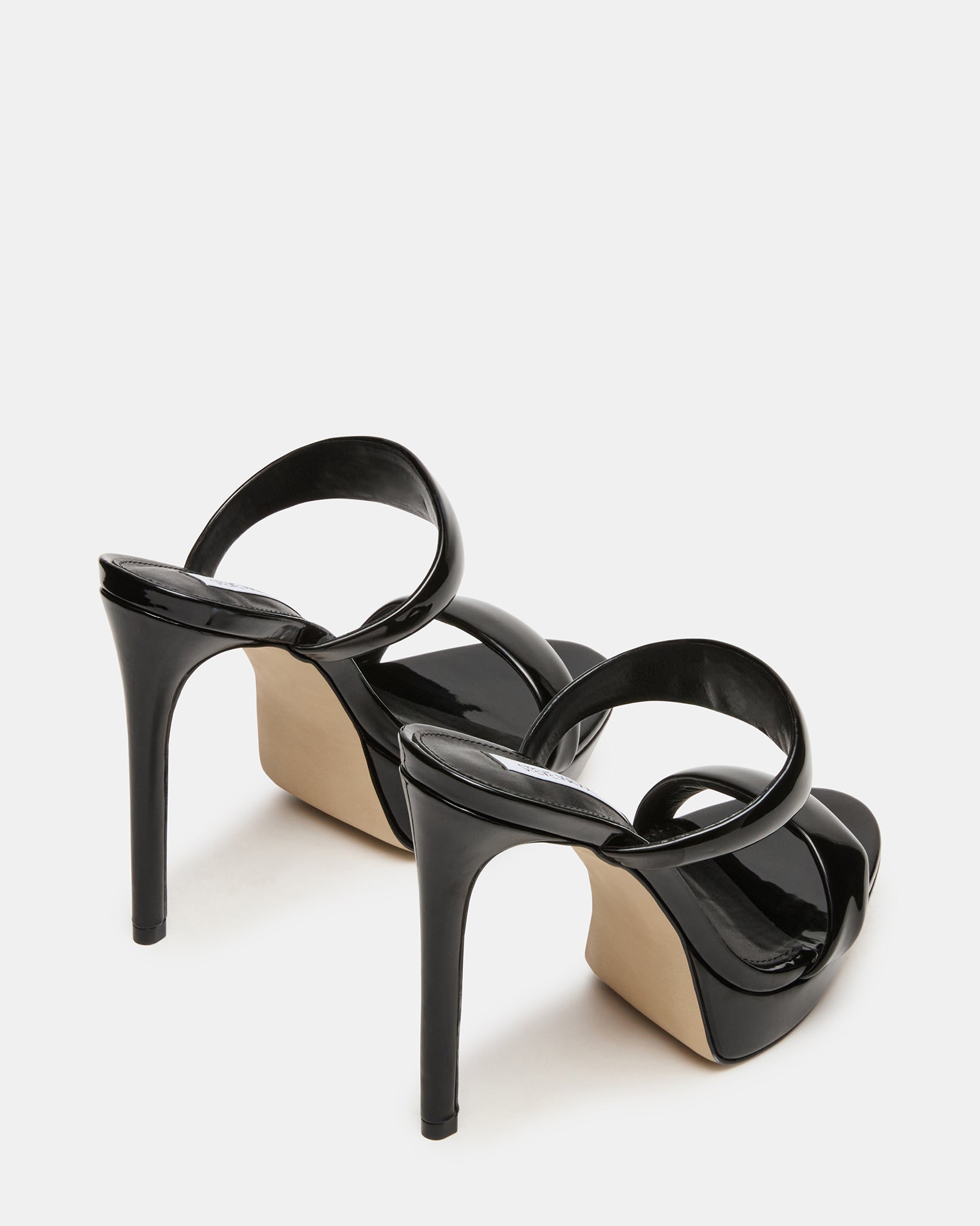 【美品】Steve Madden 黒 プラットフォームヒール SUPERNOVA Black Platform Stiletto Mule Women's Heel – Steve Madden