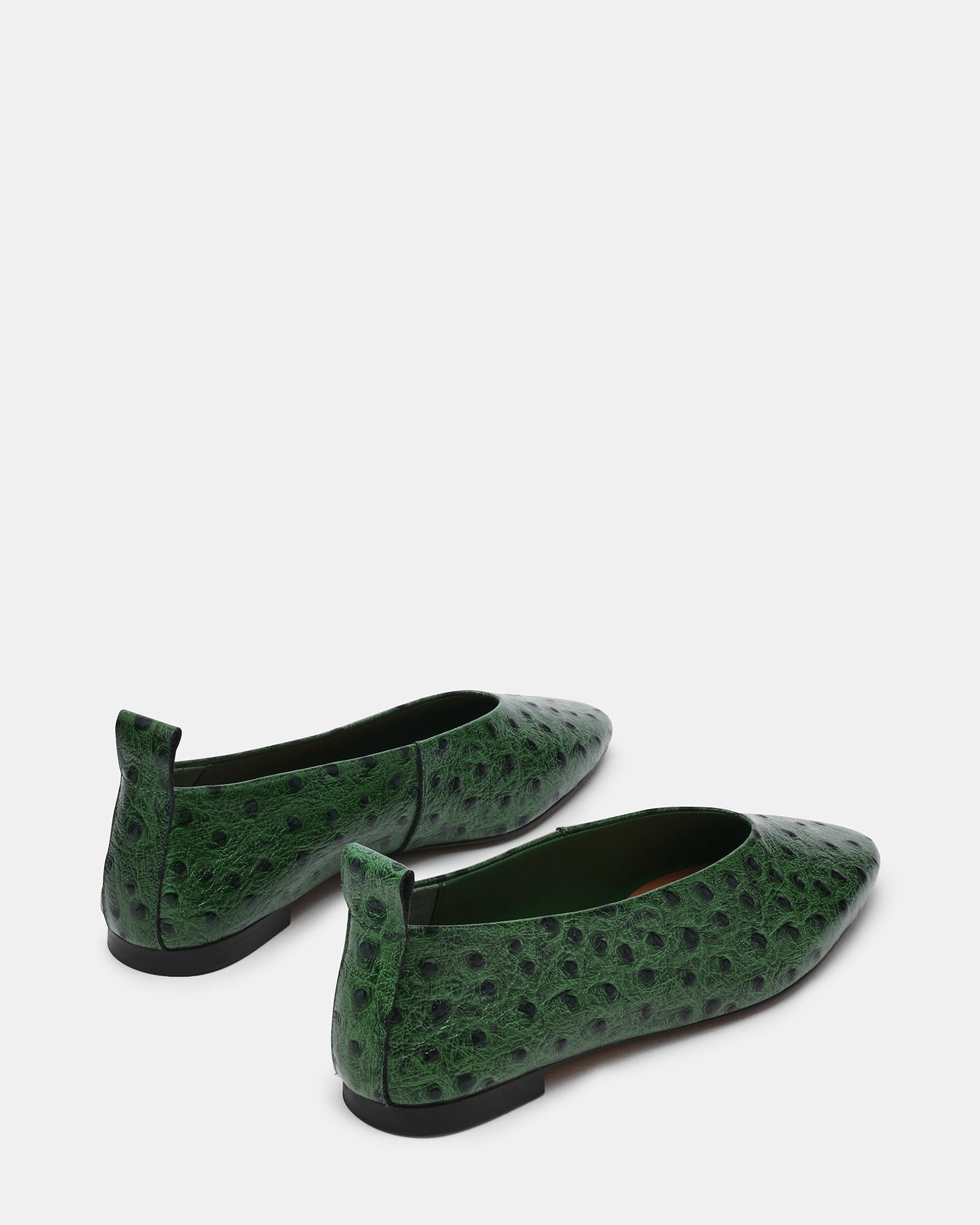 SWANKY OSTRICH GREEN LEATHER - view 5