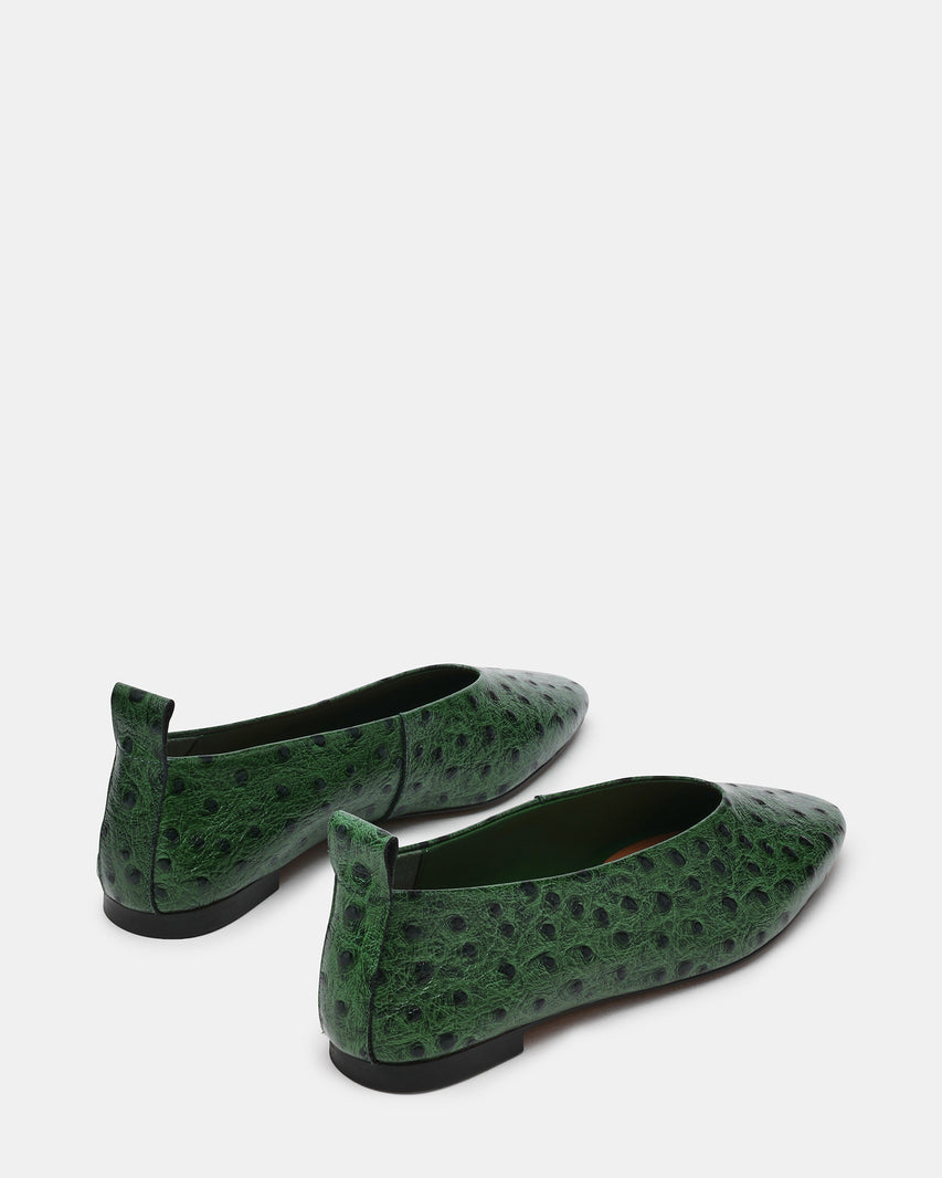 SWANKY OSTRICH GREEN LEATHER - view 5