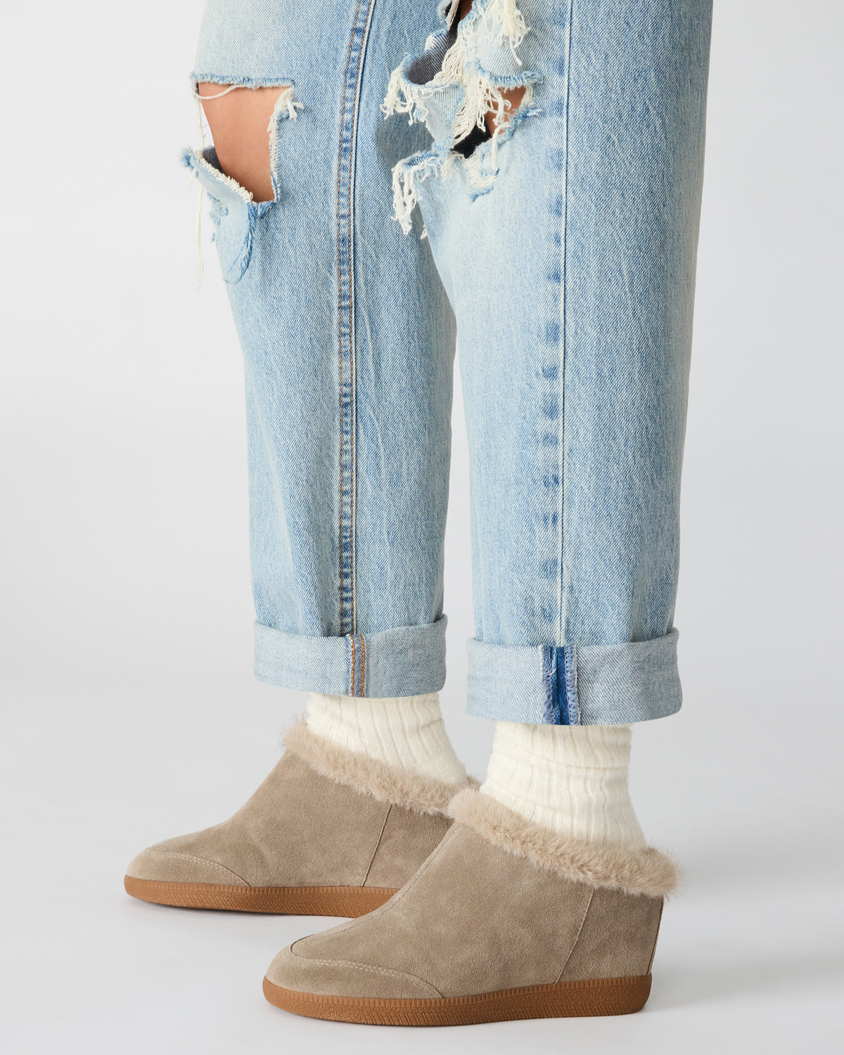 TAKI TAUPE SUEDE - view 2
