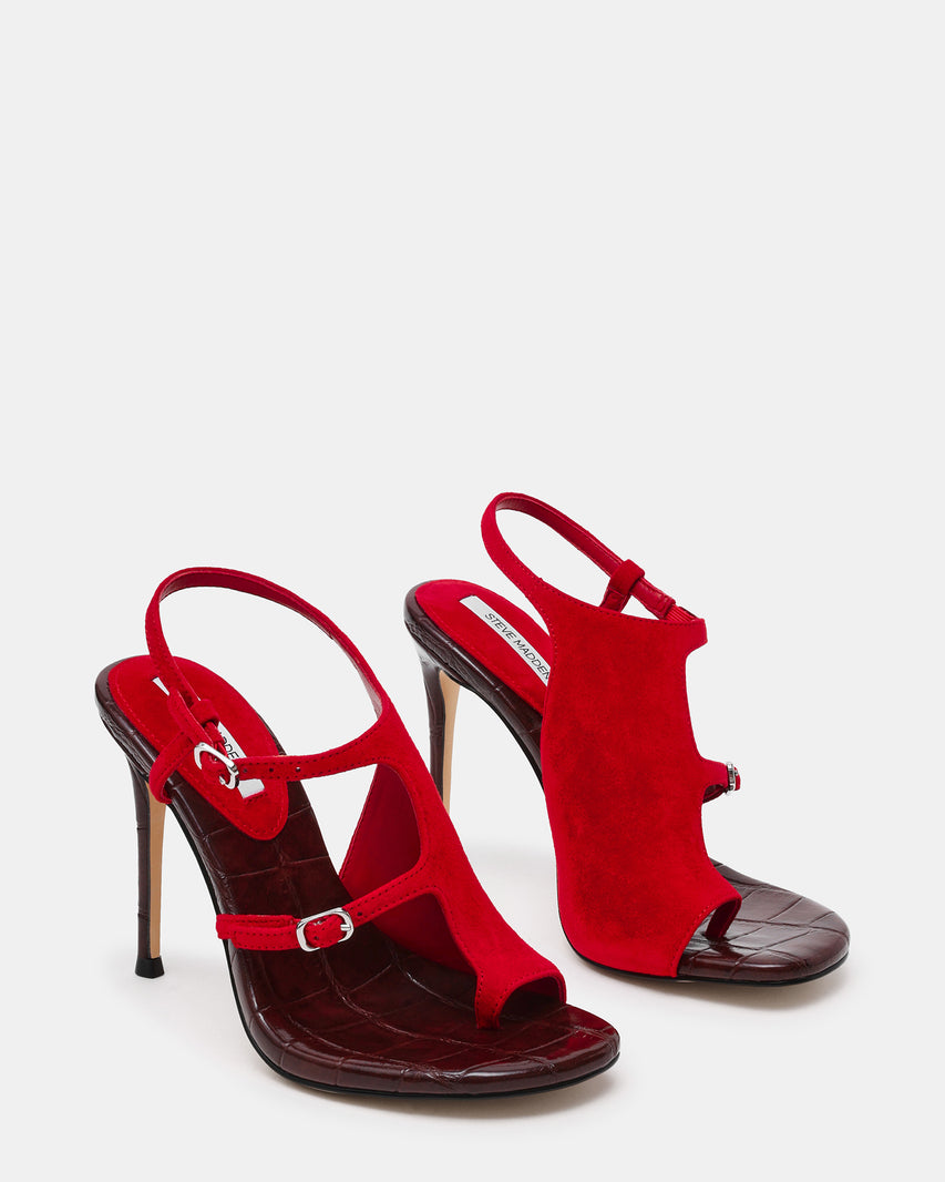 TALLIE RED SUEDE - view 2