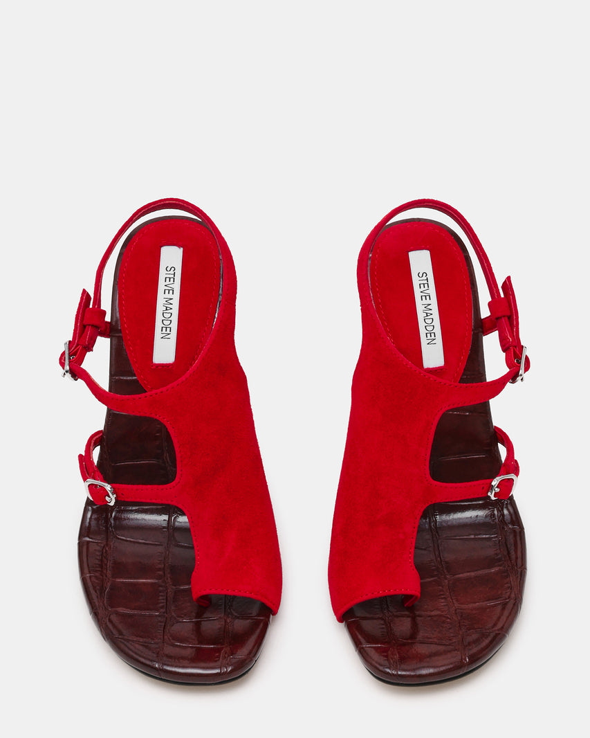 TALLIE RED SUEDE - view 4