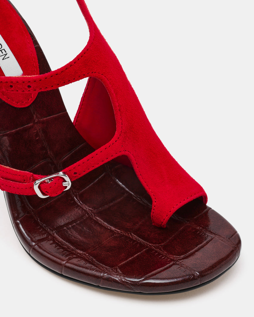 TALLIE RED SUEDE - view 3