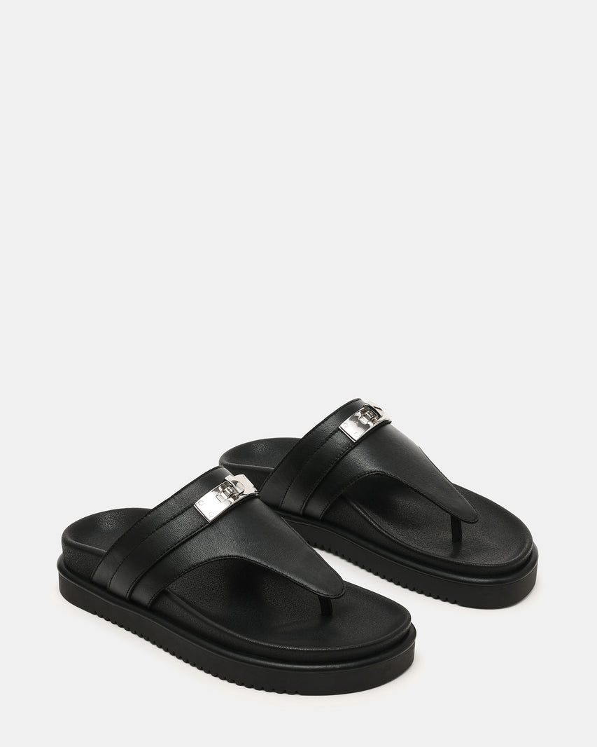 TIBBY BLACK LEATHER - view 2