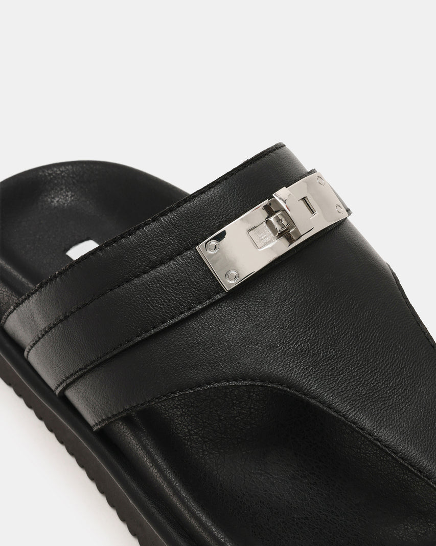 TIBBY BLACK LEATHER - view 3
