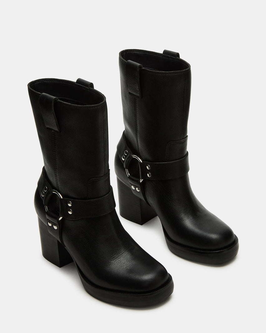 TOPHER BLACK LEATHER