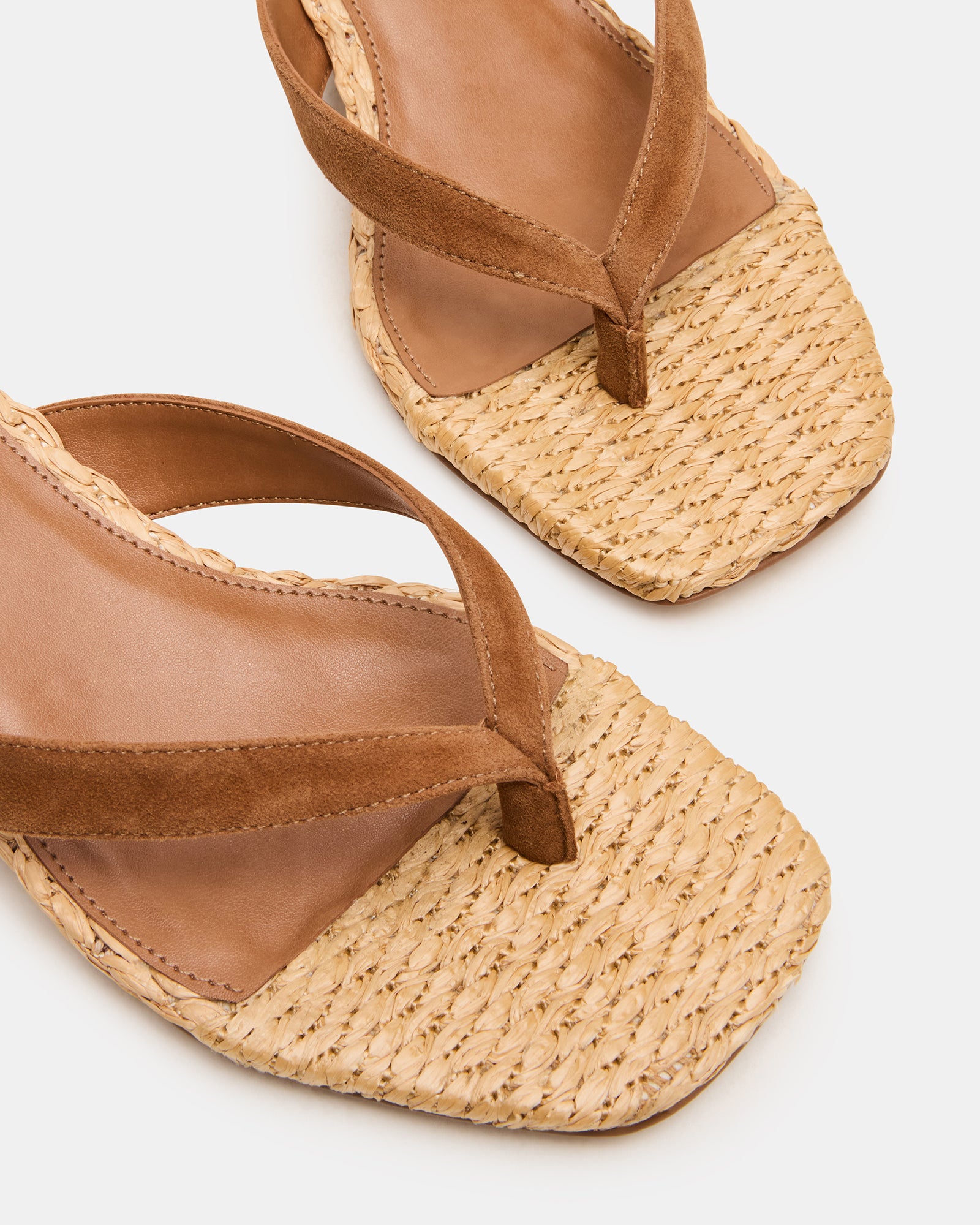 TRACIE RAFFIA CHESTNUT SUEDE - view 3