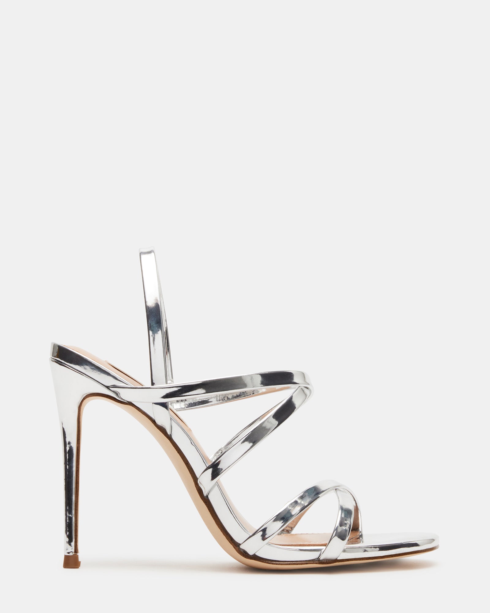 Steve Madden Silver Heels