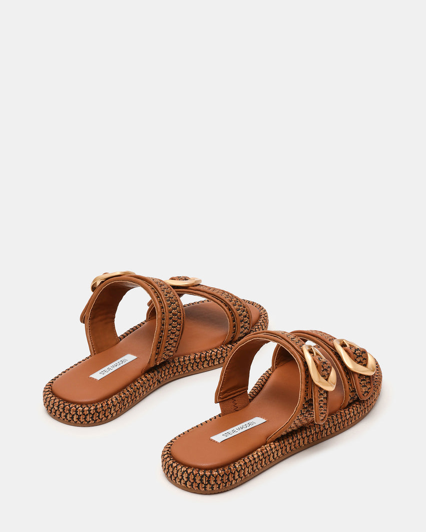 VEYA BROWN RAFFIA