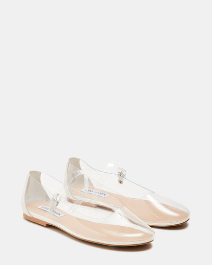 VINETTA Clear Mary Jane Ballet Flat | Women's Flats – Steve Madden