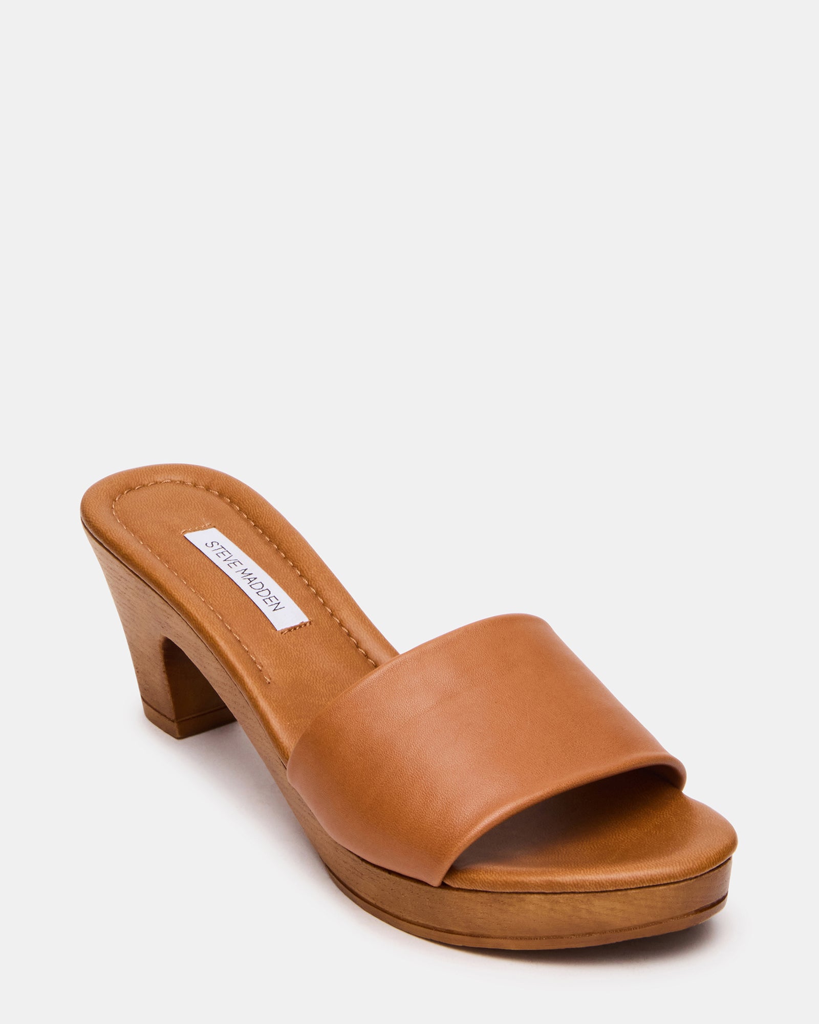 Steve Madden Women's Weyra Block Heel Sandals - Tan - Size 9