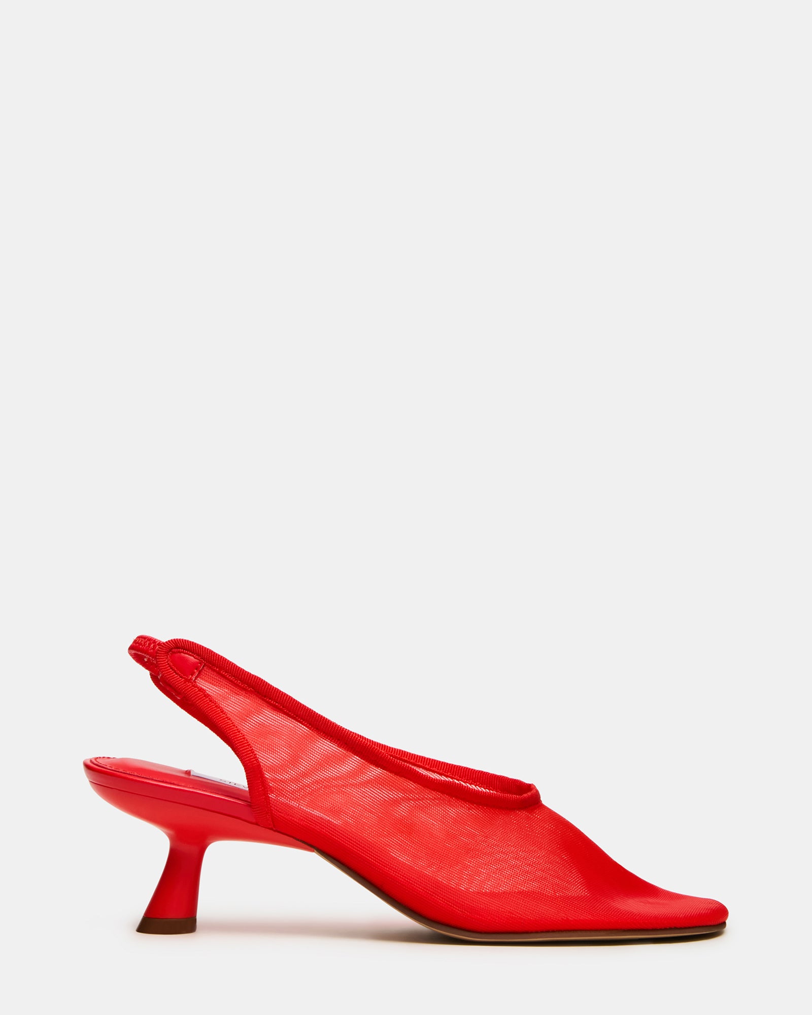 XTRA Red Mesh Slingback Women's Kitten Heel | Steve Madden