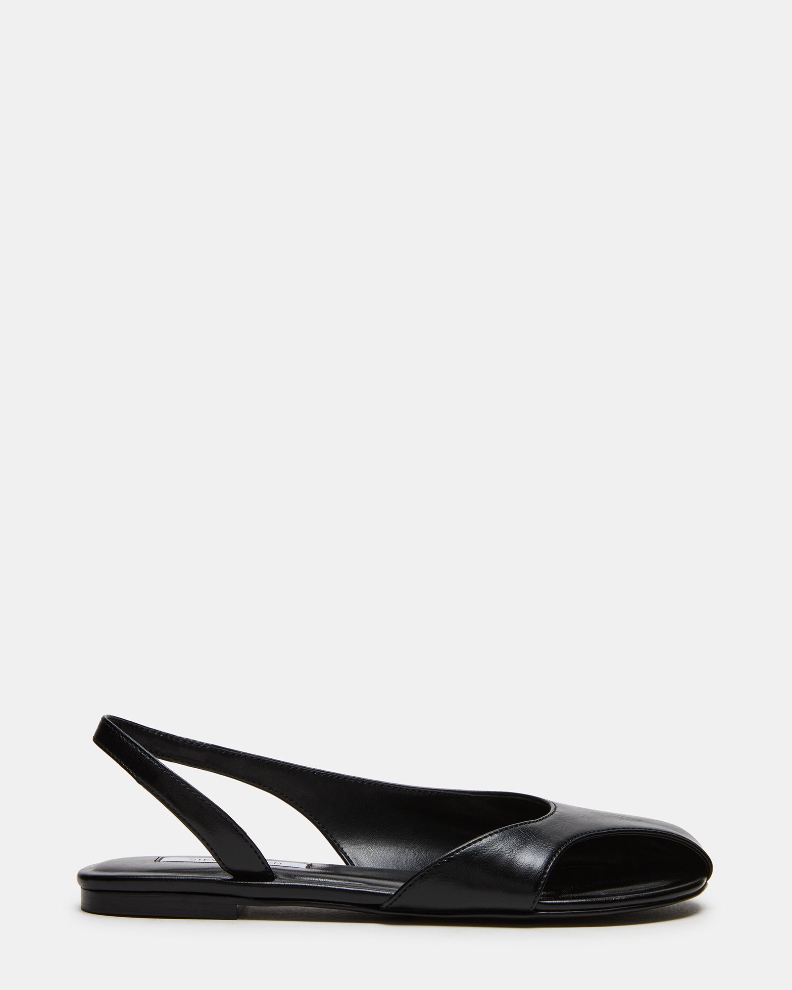 ZEST Black Slingback Cut-Out Round-Toe Women's Flat | Steve Madden