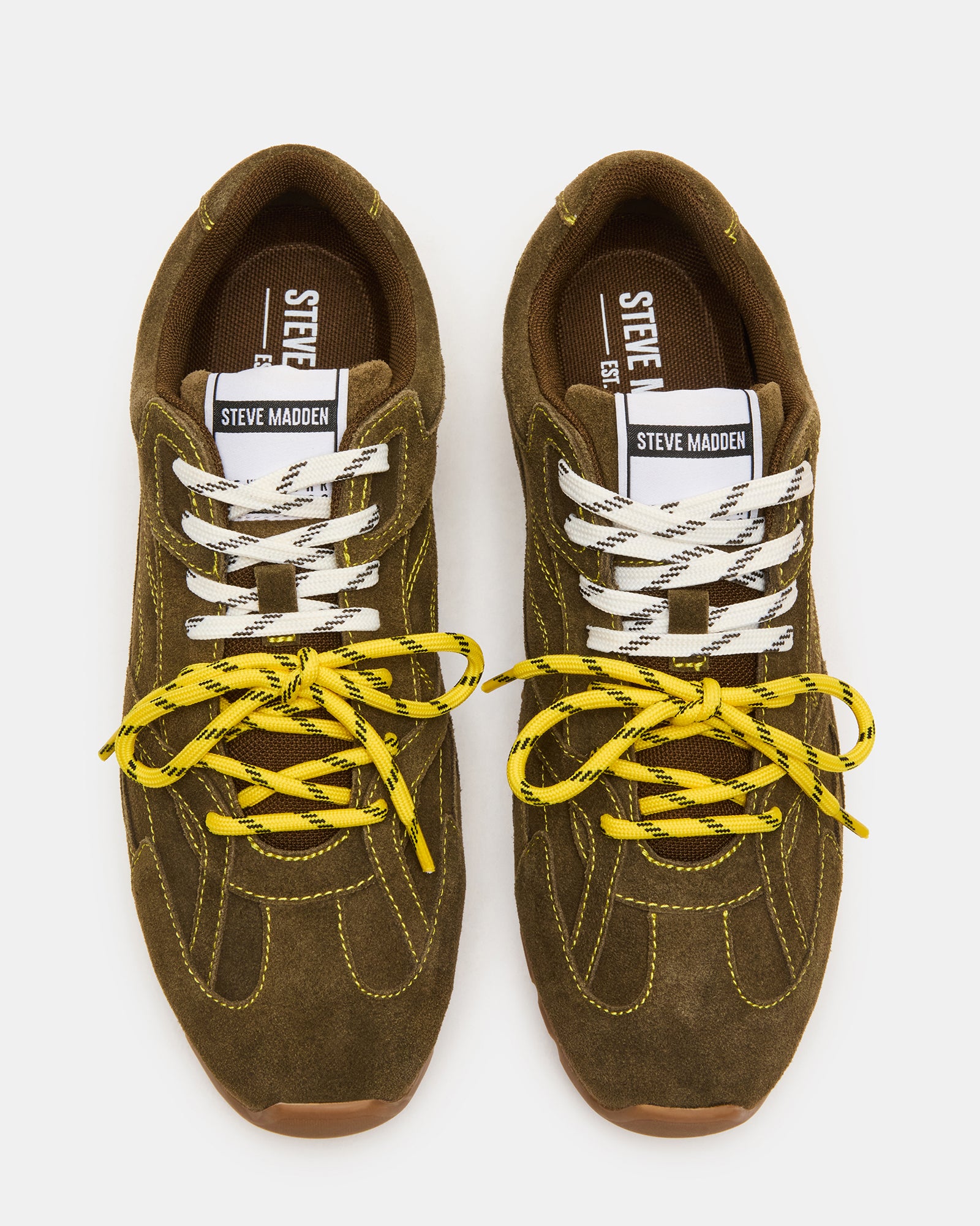 MIDAS Olive Low-Top Lace-Up Men's Sneaker – Steve Madden