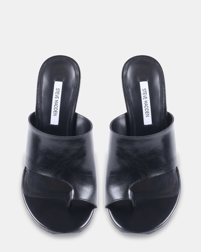 VALENTIN BLACK LEATHER