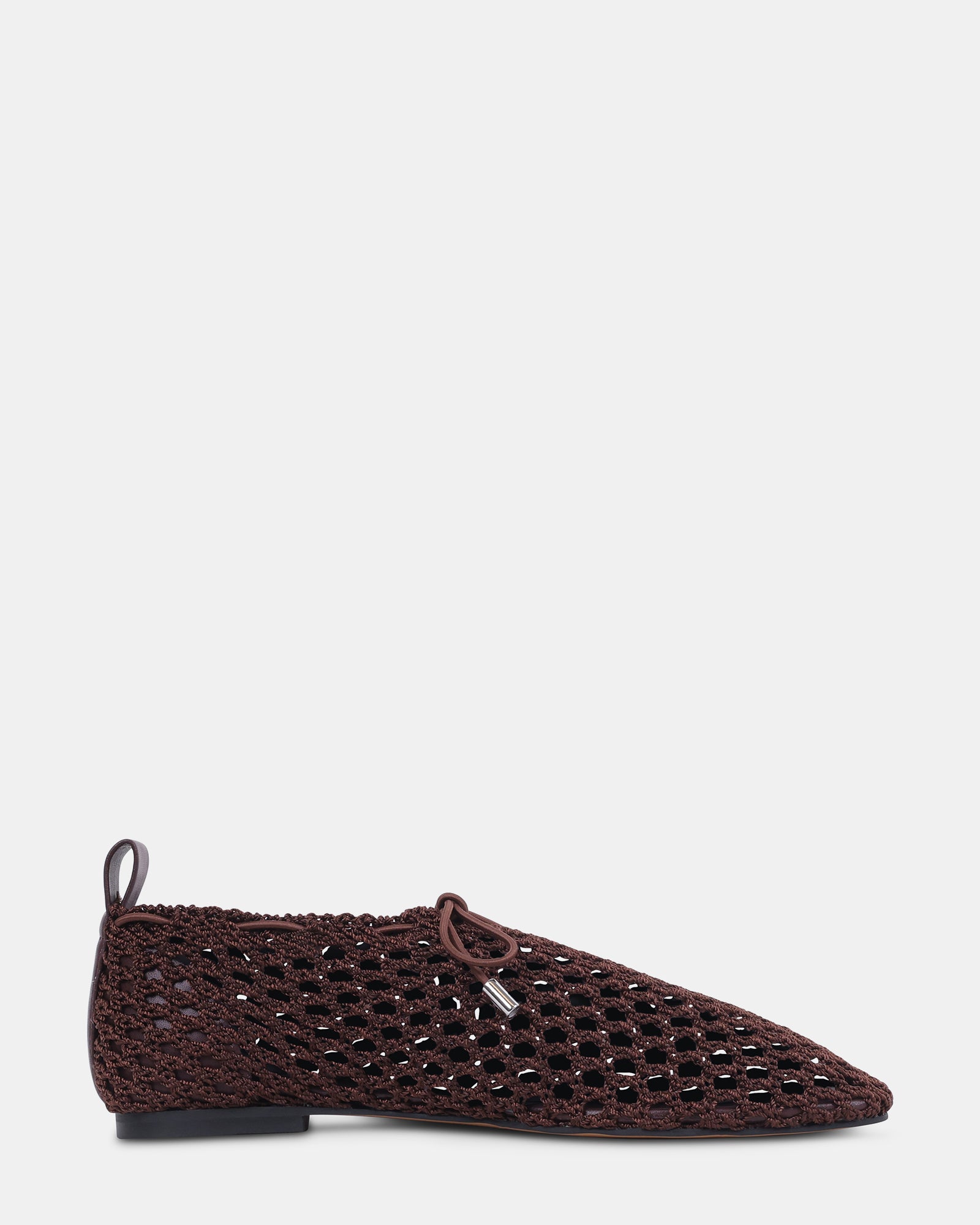 VESPA Espresso Ballet Woven Mesh Women's Flat | Steve Madden