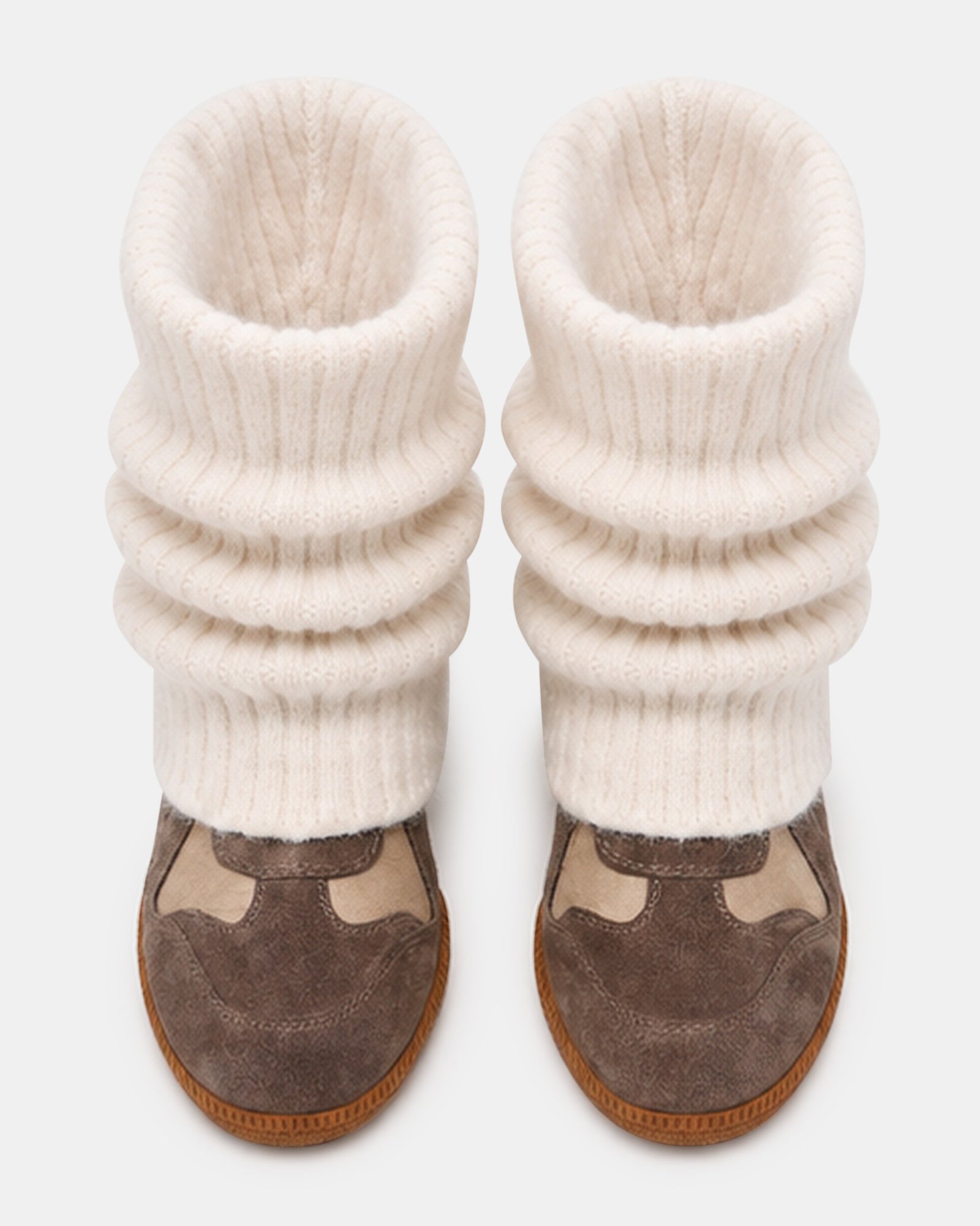 MAVIS KNIT TAUPE SUEDE - view 6