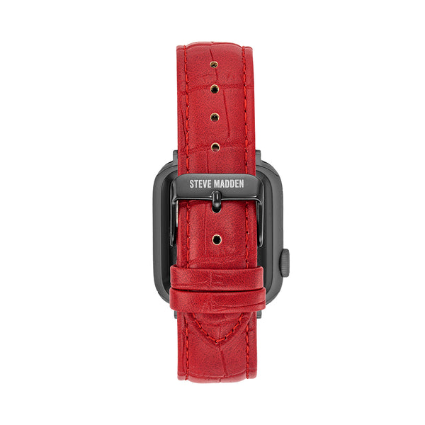 Apple Watch® TEXTURED WATCH BAND RED 38-40MM