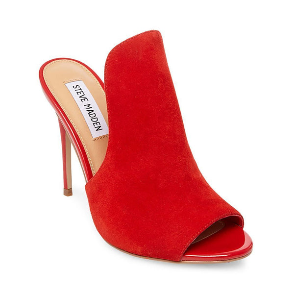 SINFUL RED SUEDE