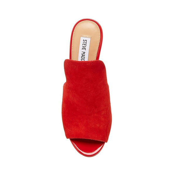 SINFUL RED SUEDE