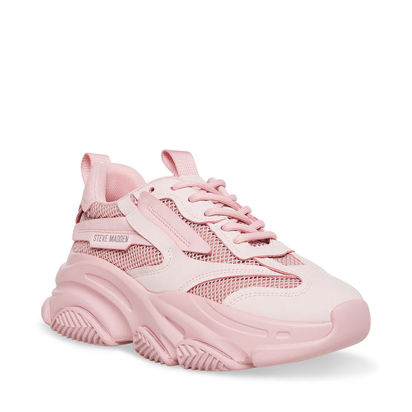 Possession Dusty Pink Platform Sneaker | Women'S Lace Up Sneakers – Steve  Madden